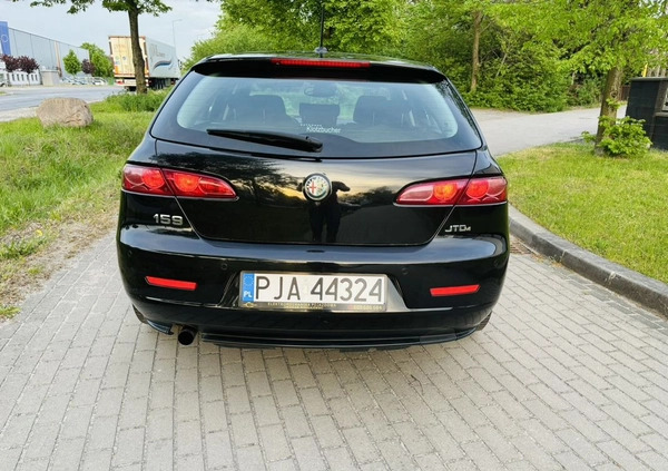 Alfa Romeo 159 cena 19999 przebieg: 196000, rok produkcji 2010 z Jarocin małe 211